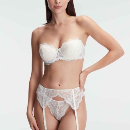 Ivory Devotion — Four-Piece Garter Set