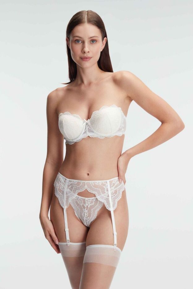 Ivory Devotion — Four-Piece Garter Set